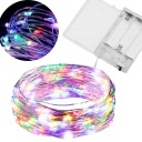 СВЕТОДИОДНЫЕ СВЕТИЛЬНИКИ НА БАТАРЕЯХ, ДЕКОРАТИВНАЯ РОЖДЕСТВЕНСКАЯ ЕЛКА, ЛЕНТОЧНЫЕ СВЕТИЛЬНИКИ, ЦВЕТНОЙ СВЕТ, 5 м