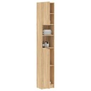 vidaXL Kúpeľňová skrinka, dub sonoma, 32x25,5x190 cm, drevotrieska Hĺbka nábytku 25.5 cm