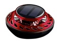 Автомобильный ароматизатор на солнечных батареях, поворотный диффузор Solar Power, красный.