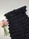 Šaty čierny hodváb Elizabeth & Jamy USA S Výstrih jednoduché