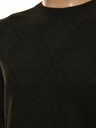 Sweter męski klasyczny czarny z kaszmirem M Marka inna