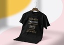 Tričko k 50 narodeninám Módny darček originálne veľ. XL Model Koszulka Ochrona (czarna)