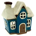 DOMEK CERAMICZNY LAMPION ŚWIECZNIK