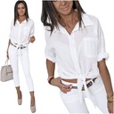 СЛУЧАЙНАЯ ВЕСЕННЯЯ РУБАШКА, ЗАВЯЗАННАЯ НИЗУ! ВЗ.1