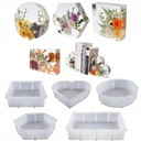 Силиконовые формы для книг, смоляные формы - 5 шт.