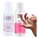 CLEANER ODTŁUSZCZACZ 100ml + Aceton REMOVER 100ml