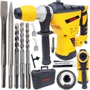 PERFORMANCE HAMMER, DREL, DREL, PERSONAL SDS+ SET 3350w 6J + ДОЛОТО СВЕРЛА STRONG