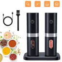 НАБОР ИЗ 2-Х МЕЛЬНИЦ ДЛЯ СОЛИ И ПЕРЦА, ЭЛЕКТРИЧЕСКОЙ МЕЛЬНИЦЫ ДЛЯ СОЛИ И ПЕРЦА