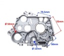 КАРТЕР КОРПУС ДВИГУНА ПРАВИЙ + ЛІВИЙ ДВИГУН YX140 PITBIKE KAYO CROS MRF  фото 4