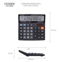 Kancelárska kalkulačka CITIZEN CT-555N 12-miestna Napájanie batériou slnečný