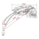 RÉTROVISEURS CHROMÉ YAMAHA DRAG STAR XVS 125 250 VIRAGO 535 (24491)photo 8