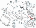 MERCEDES-BENZ E W211 INTÉRIEUR ARRIÈRE GAUCHE SUPÉRIEURE MOULURE A2116930133photo 9