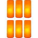 НАБОР 6 СВЕТОДИОДНЫХ ВСТАВОК С ЭФФЕКТОМ ЖИВОГО ПЛАМЕНИ