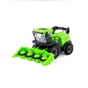 Комбайн Wader Полесье, зеленый трактор, сельскохозяйственная машина