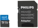 Карта памяти PHILIPS Class SDXC 128 ГБ + адаптер