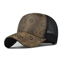 бейсболка Snapback серого цвета в сетку