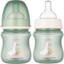 BUTELKA ANTYKOLKOWA CANPOL BABIES EASYSTART 120ml GOOSE + SMOCZEK 0m+