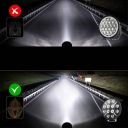 4 X 9″ СВІТЛА ДОРОЖНЄ LED (СВІТЛОДІОД) 12/24V ГАЛОГЕНИ DALEKOSIEZNE ХОДОВІ ВОГНІ ДХВ УПРАВЛІННЯ E9  фото 12
