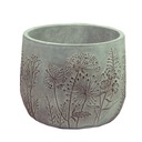 ЦЕМЕНТНЫЙ ЦВЕТОЧНЫЙ ГОРШОК ЛУГ ДЕКОРАТИВНАЯ КРЫШКА 22X18