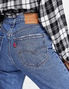 Levi's 70S niebieskie jeansy używane W26 L29 Skład materiałowy w opisie