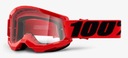Gogle 100% Strata 2 RED czerwone cross NOWOŚĆ
