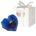 Чайная безделушка Сапфир Сердце Синяя бабочка Цветок Чай Подарок