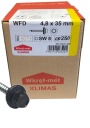 ВИНТЫ ФЕРМЕРЫ 4,8х35мм RAL 8019 ФЕРМЕРЫ 250 шт.
