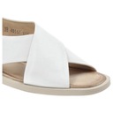 Biele Sandále Nessi Pohodlné Kožené Topánky Veľkosť 40