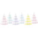 Шляпки из разноцветной бумаги MIX YUMMY 6 шт.