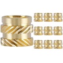 10x ЛАТУННАЯ ВСТАВКА С РЕЗЬБОЙ VORON EVA