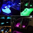 СТРІЧКА LED (СВІТЛОДІОД) RGB 5050 12V BLUETOOTH APLIKACJA ОСВІТЛЕННЯ KABIN АВТО АВТОМОБІЛЯ  (15099376702) фото min 10