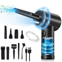 ODKURZACZ RĘCZNY SAMOCHODOWY DMUCHAWA LED BEZPRZEWODOWY MOCNY 68W