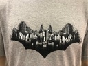 Batman Tričko Sivé bavlnené pánske tričko potlač M Značka Batman