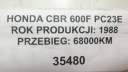 ДВИГУН HONDA CBR CBR 600F PC23E ГАРАНТІЯ 30 ДНІВ  (16625408239) фото min 9
