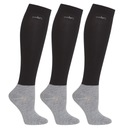 SCHOCKEMÖHLE, Podkolanówki SP SHOW, 3-PACK, BLACK 42-46
