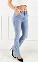 Женские расклешенные джинсы M. Sara Premium - Зампа - Широкие синие
