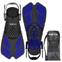 PŁETWY DO NURKOWANIA PŁYWANIA SNORKELINGU REGULOWANE NA WAKACJE BASEN 43-47