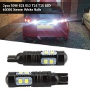 2 SZT. 50W 921 912 T10 T15 LED (СВІТЛОДІОД) 6000K КСЕНОН WHITE  (14446895713) фото min 8