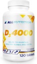 Allnutrition WITAMINA D3 4000 120 tab ZDROWE KOŚCI Wyrób medyczny nie