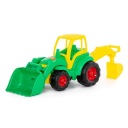 пластиковый БОЛЬШОЙ ТРАКТОР с аксессуарами 48 см игрушка WADER POLESIE TRACTOR