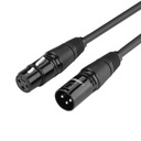Аудиоудлинительный кабель XLR «мама» — XLR «папа» — 5 м UGREEN 20712B