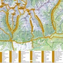 Татры - скретч-карта, горные тропы, вершины долины ArtGlob