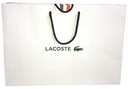 ПОДАРОЧНАЯ СУМКА XXL БОЛЬШАЯ LACOSTE БЕЛАЯ