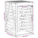 БЕЛЫЙ КОРПУС ДЛЯ МУСОРА 84X90X128 5 СМ ДЕРЕВО