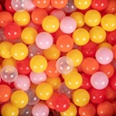 Набор разноцветных шариков ДЕТСКИХ 500 шт 6см KiddyMoon