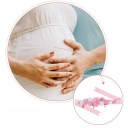 Szyfonowy pas szarfy kwiatowej na Baby Shower & dekoracja ciążowa