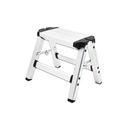 ДВУХСТОРОННЯЯ АЛЮМИНИЕВАЯ 2-СТУПЕНЧАТАЯ ЛЕСТНИЦА ДЛЯ ДОМА