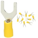 KOŃCÓWKA WIDEŁKOWA IZOLOWANA 6mm² / M6 10 SZTUK