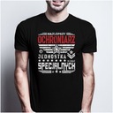 Tshirt dla OCHRONIARZA Śmieszna koszulka XXL Kolor czarny