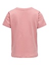 Detské tričko ONLY ružové 134/140, 9-10 rokov Počet kusov v ponuke 1 szt.